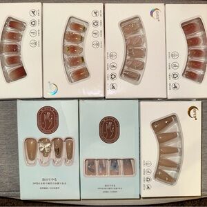 7 sets of press on nails